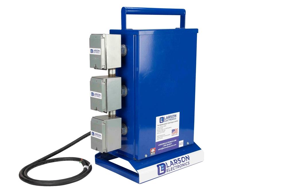 Transformer - 3000 VA - Converts 120V or 240V AC to Low Voltage AC/DC Outlets - 2 Twist Lock Outlets