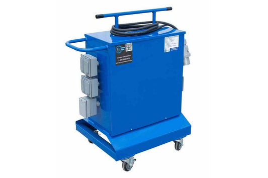 5 KVA Portable Power Distribution Panel - 400V to 115/230V - (2) 120V 20A 5-20R GFCI Outlets