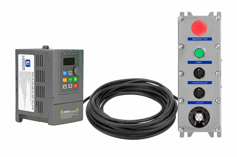 2HP Variable Frequency Device - 460V AC 3-phase Input/Output - 4 Amps, 1.5kW - EXP Remote Control Pendant