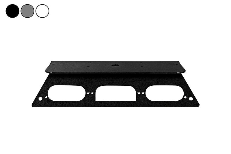 Antenna Mounting Plate - 2017+ F250-F550 Super Duty Aluminum Trucks - NO Drilling - 2" Clearance