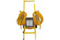 Vapor Proof 4 Light GFI Cart with Pneumatic Tires - 50 foot cord