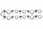 50' Temporary Construction String Light - 10 Ceramic Sockets - 12/3 SOOW - Hard Case - NO LAMPS