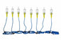 Industrial Vapor Proof LED String Light - 8 Drop Lights - 120-277V AC - 1 Foot Drops - 5ft Spacing
