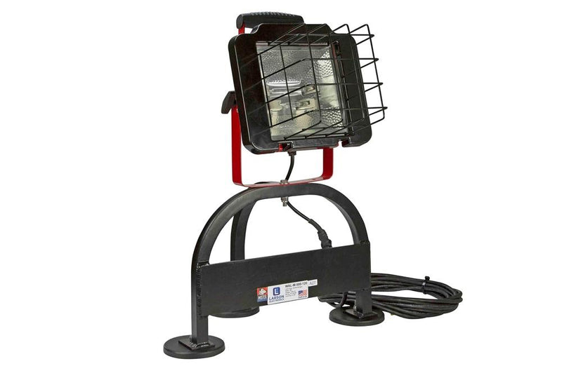 120 Volt Flood Light - Magnet - 500 Watt Quartz Light - Aluminum Base - Magnet Mount - 120 Volts AC