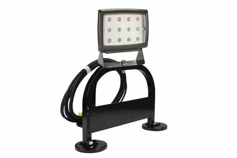 120V LED Flood Light - 3, 200lb. Magnets on Aluminum Base - 40 Watt LED Light - IP67