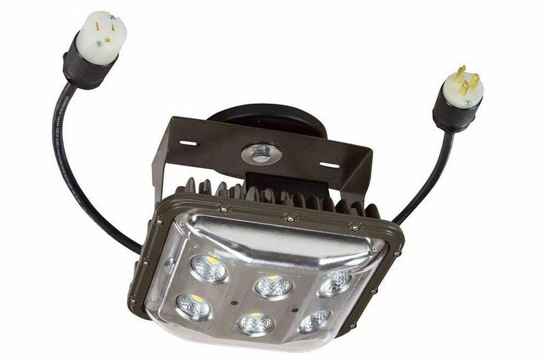 60 Watt Portable Magnetic Mount LED Work Light - Daisy Chain - 120-277V AC -IP65- 500W MH Equivalent