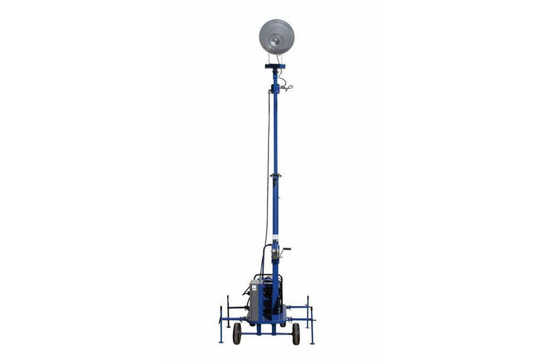 Mini Light Tower with 3000VA Generator - 1000 Watt Metal Halide Lamp - 10 Hour Runtime
