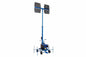 1920 Watt Non-Towable Mini LED Light Tower w/ Gas Generator - (4) 480 Watt LED Lamps - 240,000 Lumen - Electric Winch