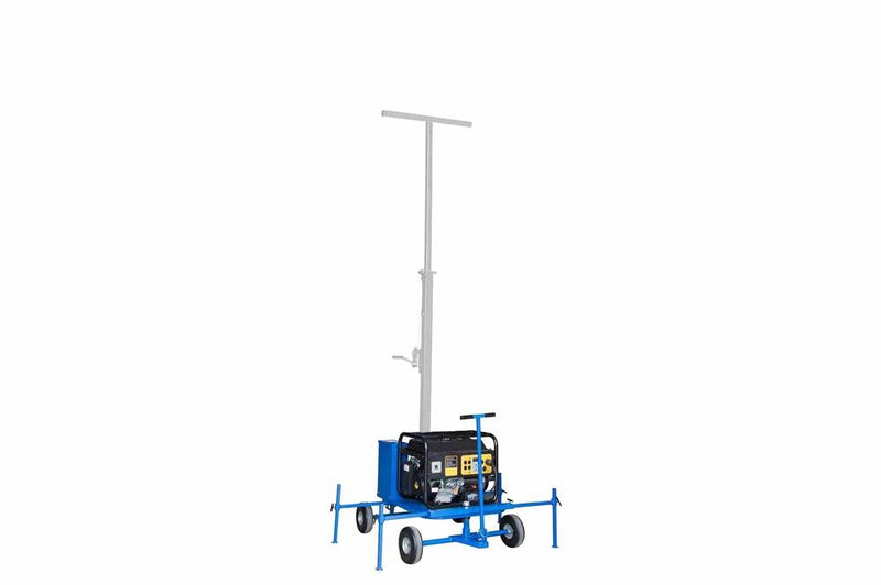 Towable Cart w/ 3kW Silent Gas Generator - Wheeled Cart Base - Compatible with Existing LM-12-3S Masts