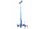 1000W Non-Towable Daisy Chain LED Light Tower w/ Wheels - 12-20' - 120,000 Lumens - Roll-Around Cart