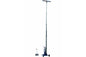 20' Pneumatic Light Tower - Wheeled Cart Base - 8'-20' Light Mast - Retractable Outriggers