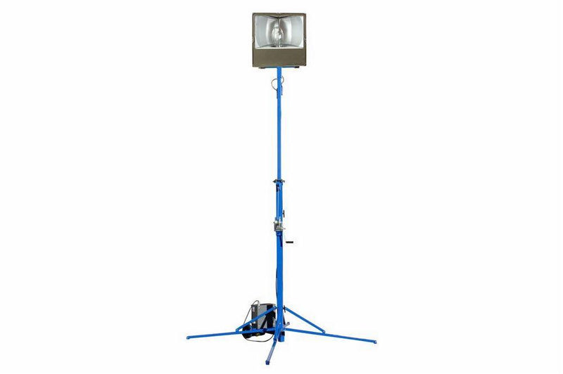 1000W Metal Halide Winchpod Light Tower - 7'-14' Adjustable Height - 110,000 Lumens - Wet Area Use