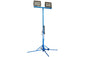 1000 Watt Work Area LED Light Tower - Quadpod Mount - 12-20' Height - Temporary Construction Lighting