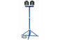 Work Area Flood Light - Quadpod Mount - 2 of 500 Watt Quartz Lights - 25' Cord