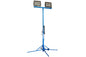 1000 Watt Work Area LED Light Tower - Quadpod Mount - 7-12' Height - Temporary Construction Lighting