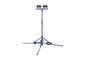 180W Work Area LED Light Tower - Quadpod Mount - 7-12' Height - Temporary Construction Lighting
