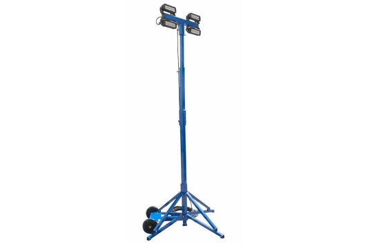 144 Watt Quadpod Portable LED Work Light - 8,640 Lumens - Spot and Flood Light - IP68 Rated