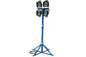 3000 Watt Portable Work Area Flood Light Tower - Quadpod Mount - (4) 750 Watt Quartz Lights