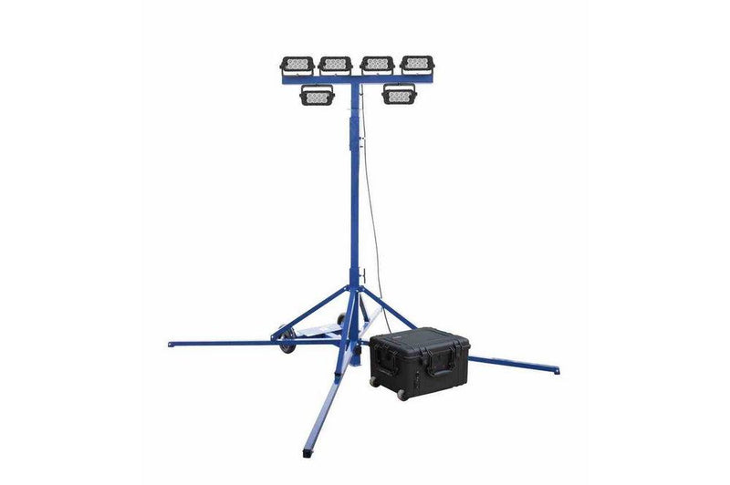 Portable Infrared LED Tower-Spot/Flood- (6) IR LED Lights - Rechargeable Li-ion Battery -Tower Mount