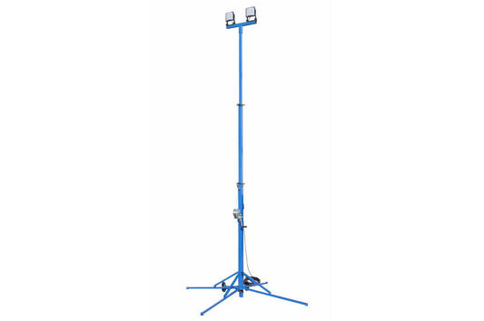 120W General Area LED Winchpod Light Tower - Adjustable 11' to 26' - 10,800 Lumens - 50' 16/3 SOOW