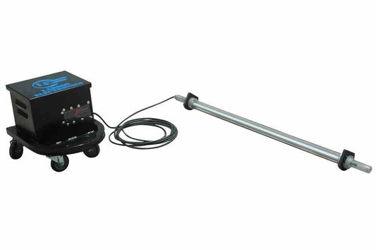 Portable Rechargeable LED Work Light - Self Righting LED Trouble Light - Wheel Battery Pack Stool