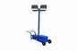 200 Watt Portable LED Work Area Light Cart w/ Extension Pole - Rechargeable Battery - Cordless