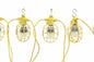 300ft Temporary String Light - Thirty LED Work Lamps - 300 Watt LED Stringer - 12/3 SJTW -Twist Lock