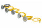Larson 125W Temporary Construction String Light w/ I-Beam Clamps - 5 LED PAR 38 Work Lights - 120-277V