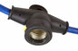 745' Work Area String Light - 50 Black Light Sockets - 100W Rated - SJTW Cord - NO LAMPS/GUARDS