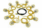 5300' Temporary Tunnel String Light - 530 LED Work Lamps - 277V - 10/4 SOOW Feeder Whip - Twistlock