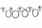 190' Work Area Mining String Light - 13 LED Work Lamps - 240V - 10/4 SOOW Cable - Daisy Chain