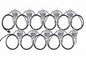 200' Temporary Tunnel String Light - 20 LED Work Lamps - 480V - 10/5 SOOW Cable - MSHA