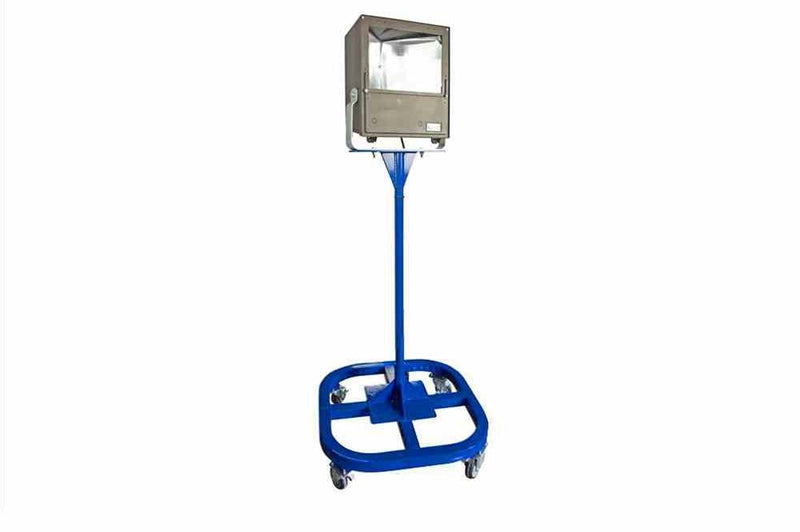 1000W Portable Metal Halide Flood Light - 110,000 Lumens - 4' 12/3 SOOW Cord