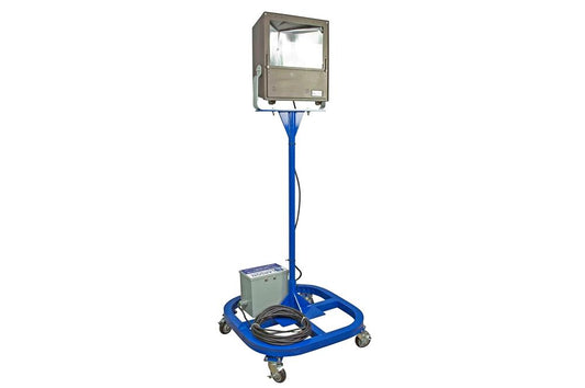1000W Portable Metal Halide Flood Light w/ Remote Ballast - 110,000 Lumens - 50' Cord