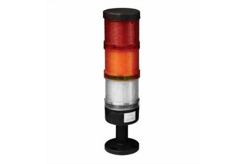 8W LED Stack Light - White, Amber, Red - Polycarbonate - Base/Surface Mount - IP65