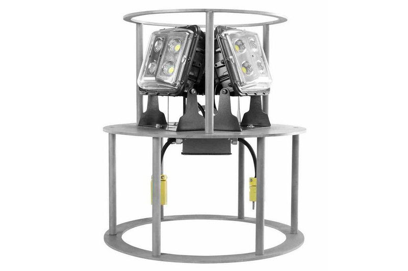 180 Watt Portable LED Work Area Light - Waterproof - Stackable Aluminum Frame - 120/277 Daisy Chain