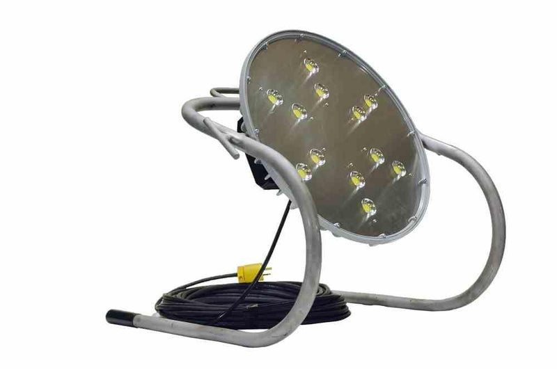 150 Watt Portable LED Work Area Light -IP68- Aluminum Frame - Adjustable Light Head - 120-277VAC