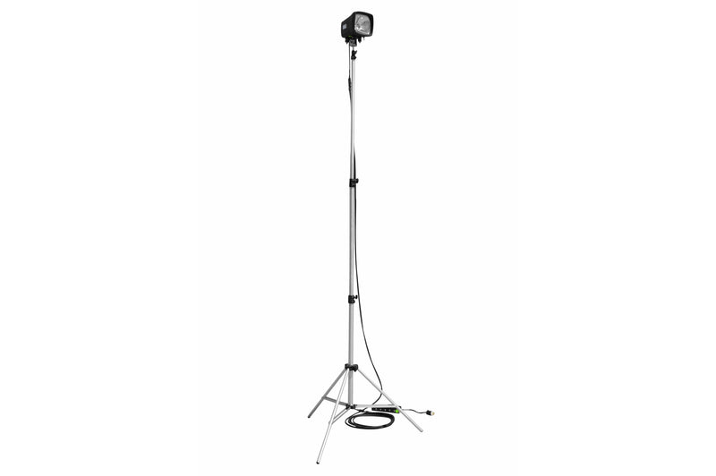 Larson HID Work Light - Tripod Mount - 1 X 70 Watt HID - 6,300 Lumen - Extends 3.5'-10' - 12/24VDC - 120/27