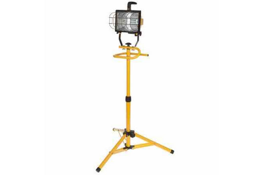 Larson 500W Portable Halogen Light with Adjustable Tripod - Removable Lamp Head