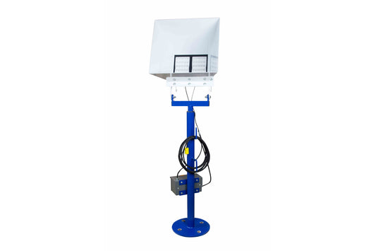 Larson 300 Watt LED Security Spotlight Tower - Heavy Duty Aluminum Stand - 120-277VAC - 1700 Foot Spotlight