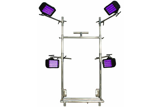 Larson Portable Adjustabled Upright LED Light Cart - Frame Only