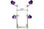 Larson Portable Adjustabled Upright LED Light Cart - Frame Only