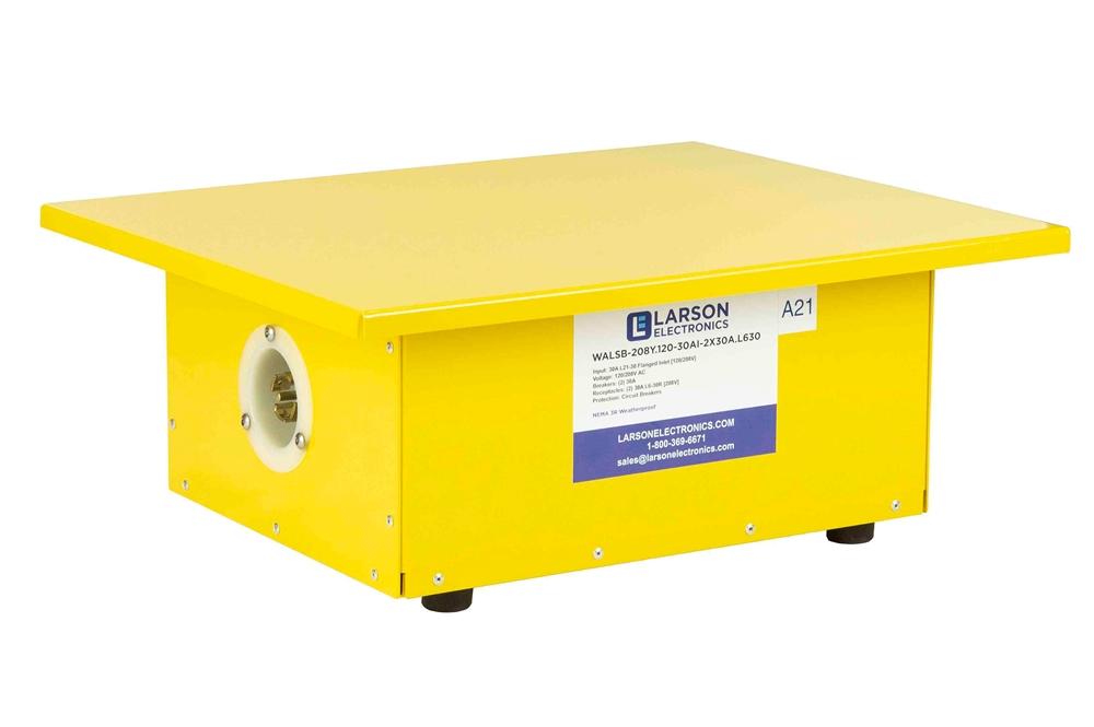 Portable Spider Box - 120/240V- (4) L5-20R Receptacles - 30' 10/3 SOOW Cord