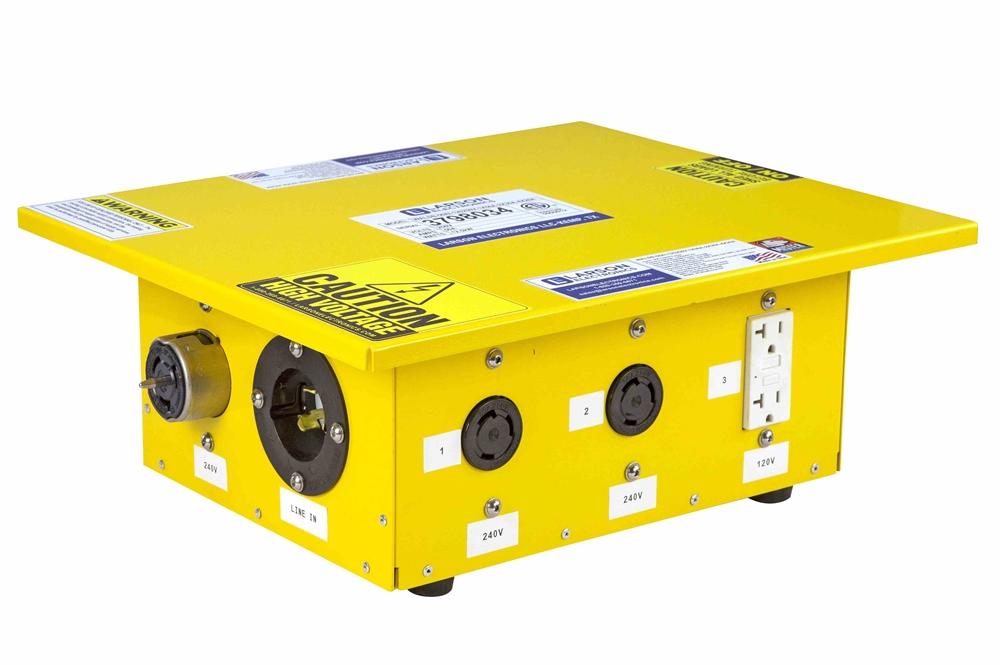 Portable Spider Box - 125/250V Input - (1) 50A CS6369, (2) 30A L6-30R, (4) 20A 5-20R