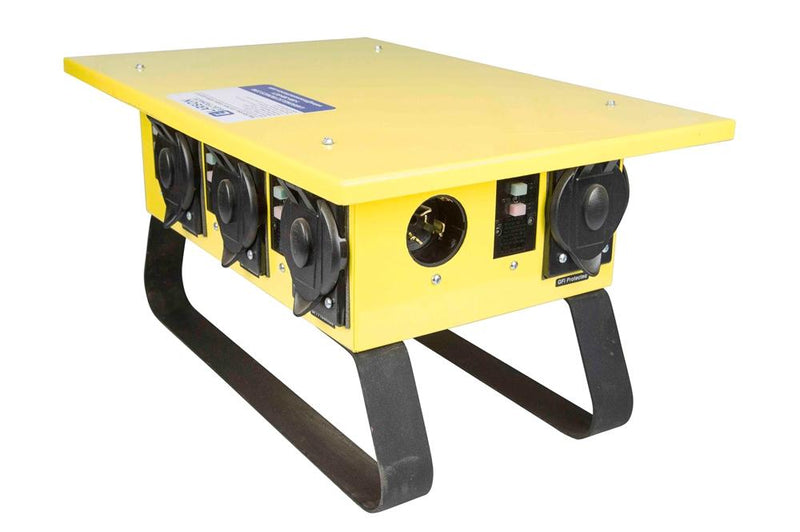 Portable Spider Box - 125/250V - (1) 50A CS6369, (6) Output Receptacles