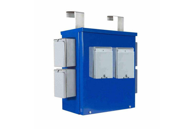 Portable Spiderbox Transformer - 120V 1PH - (6) 120V GFCI Duplex - 10' Sealtite, 13 Conductors