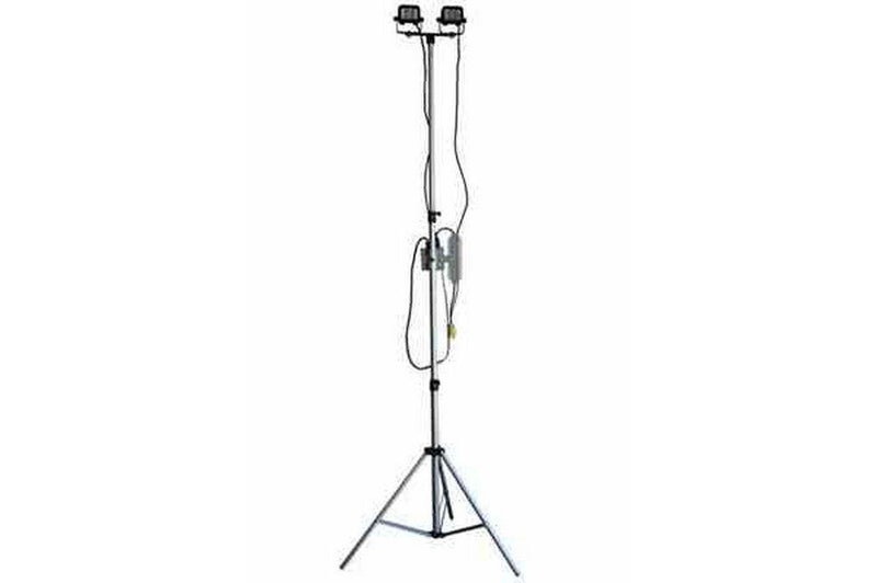 Portable Ultraviolet LED Telescoping Light Tower -Extends 3.5' to 10' - 24 watts - Adjustable