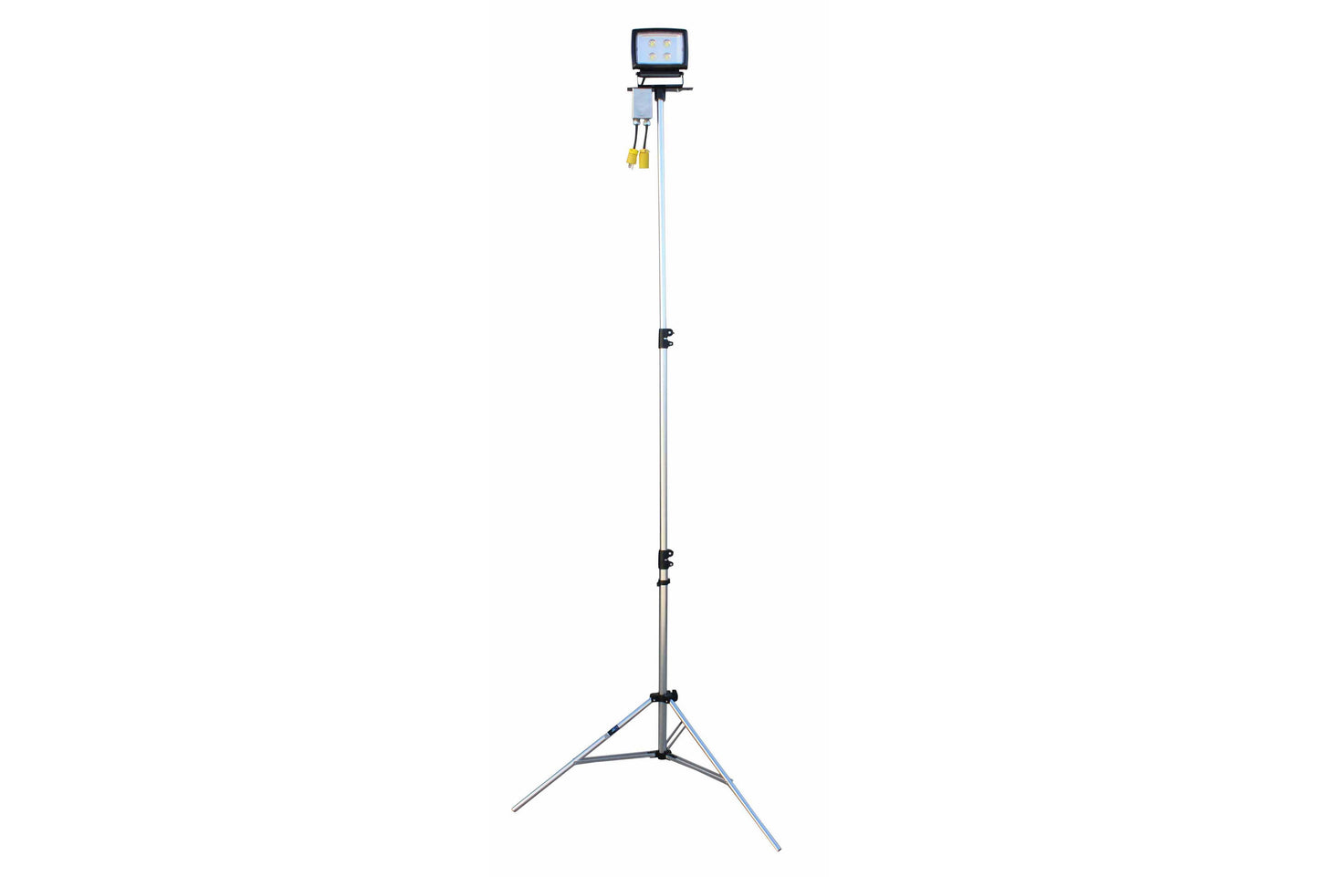 Larson 50 Watt LED Flood Light on Telescoping Tripod - Extends 3.5' to 10' - 120-277V AC - Daisy Chain