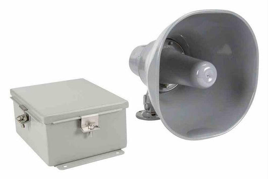 Audible Horn - Industrial Siren - 350' Maximum Audible Distance - 8 Selectable Tones - NEMA 4X