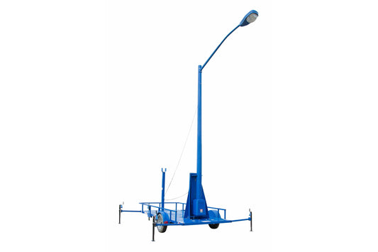 Larson 14 Single Axle Trailer - 14' x 6.5' Bed - Light Mast Mount w/ Mast Catcher - (4) 1000lb Outriggers